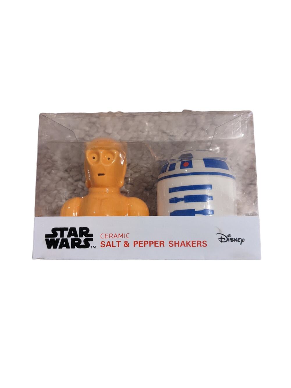 NEW Disney Star Wars Ceramic Salt & Pepper Shakers R2-D2 & C-3PO Droids Gift Set